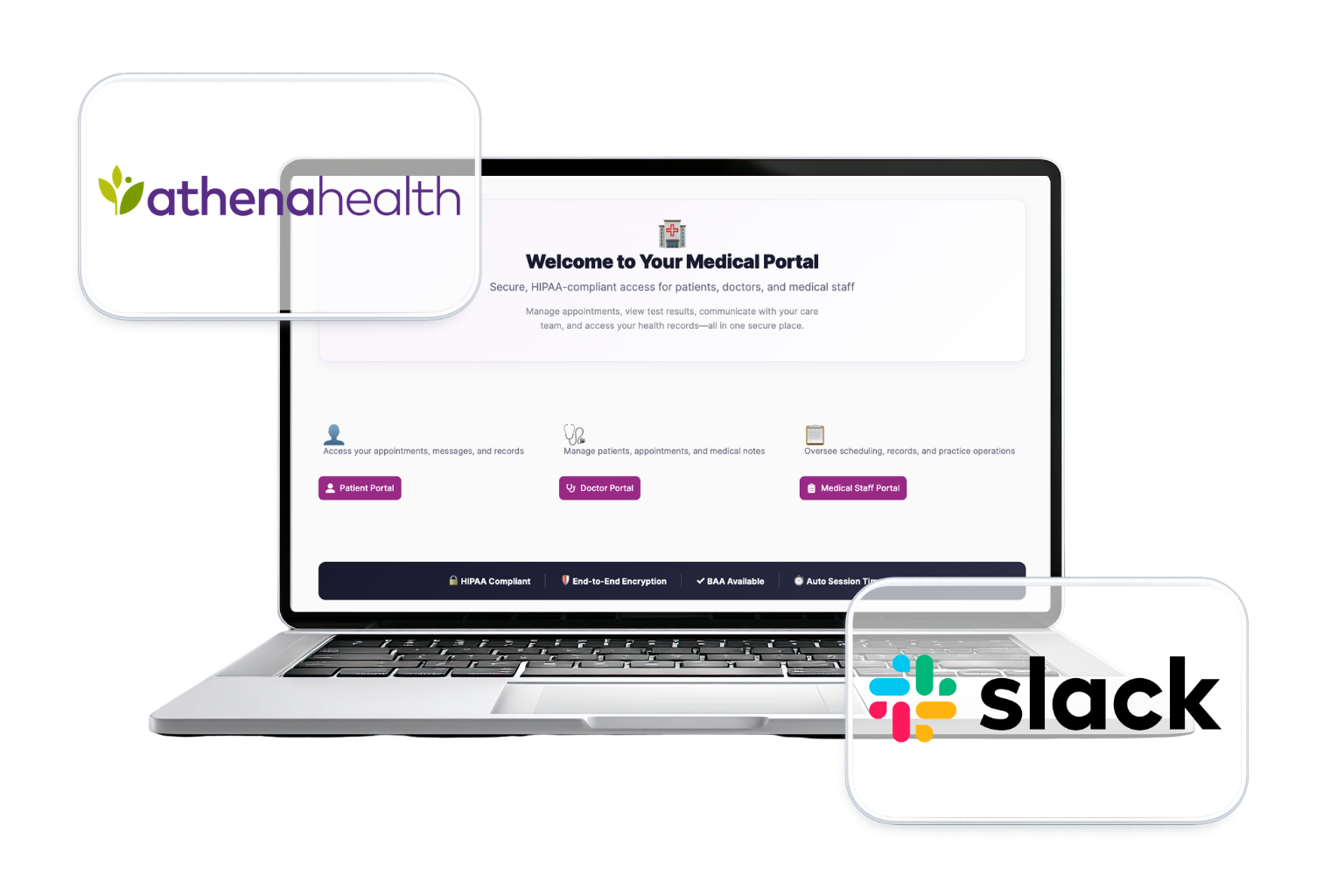 athenahealth, Knack Health, and Slack Integration