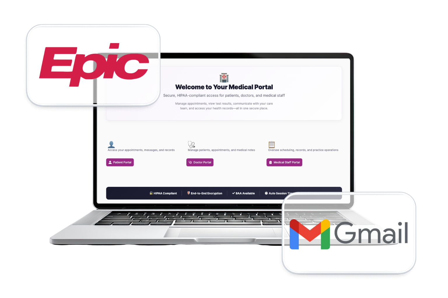 Epic, Knack Health, and Gmail Integration