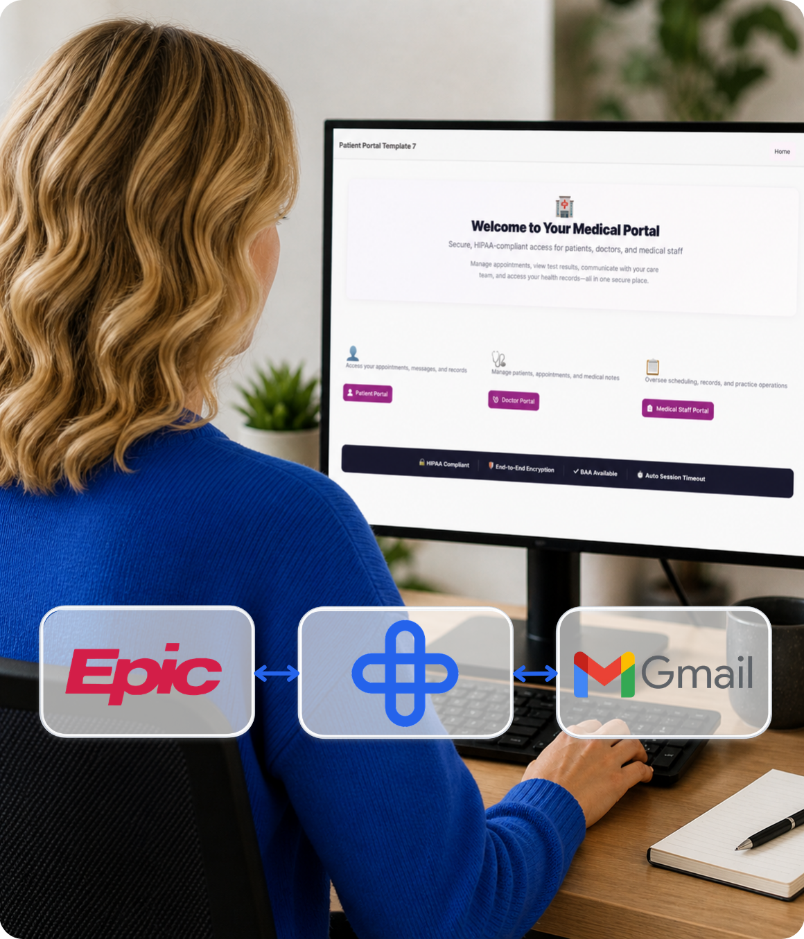 Epic, Knack Health, and Gmail Integration