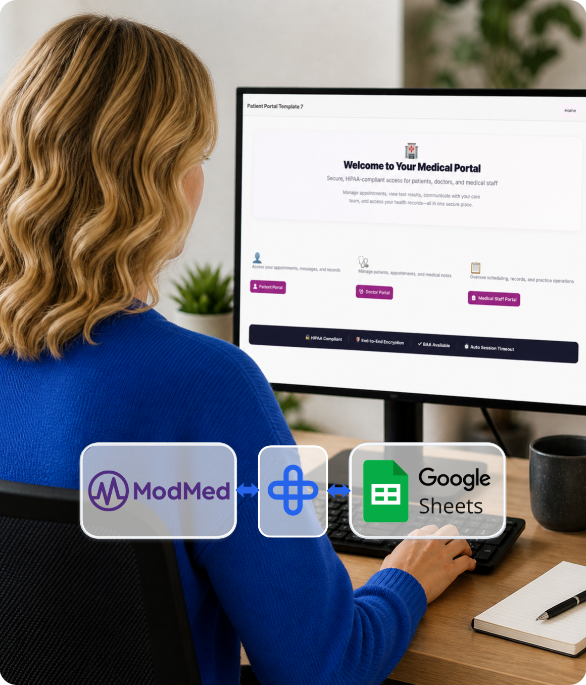 ModMed, Knack Health, and Google Sheets Integration