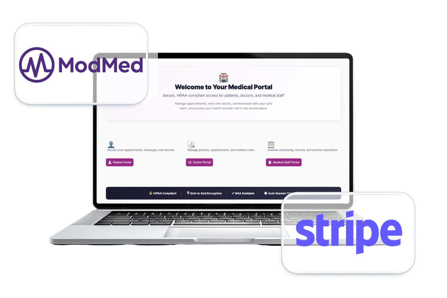 ModMed, Knack Health, and Stripe Integration